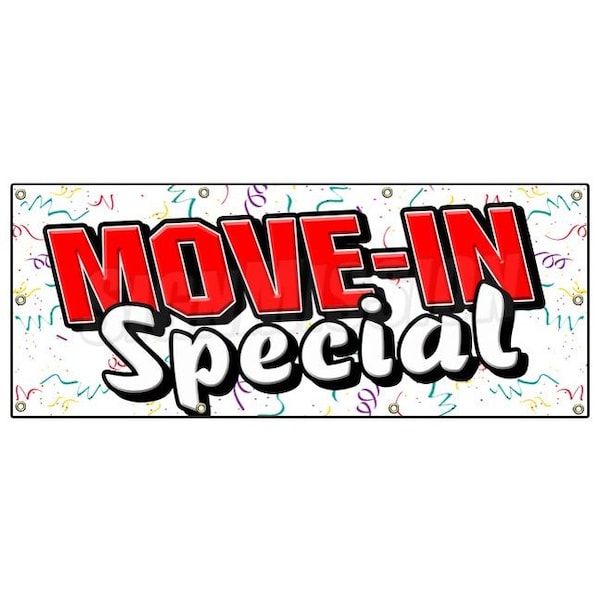 Signmission MOVE-IN-SPECIAL BANNER SIGN apartment rental rent storage rent home B-96 Move-In-Special - main